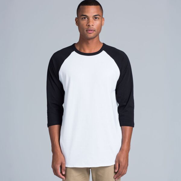 ASColour AS Colour - 3/4 Raglan Baseball Sleeve Tee AS_5012_RAGLAN AS Colour - 3/4 Raglan Baseball Sleeve Tee Thumbnail